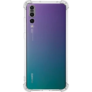 Caseworld Huawei P20 Pro ile Uyumlu Kapak Kamera Korumalı Airbag Antishock Silikon Şeffaf Kılıf