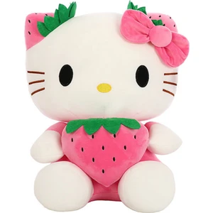 Hediye Nest Hello Kitty Peluş 35CM Pembe/Mor/Kırmızı