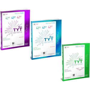 ÜçDörtBeş Yayınları TYT Matematik Türkçe Fen Bilimleri Deneme 3 Kitap Set