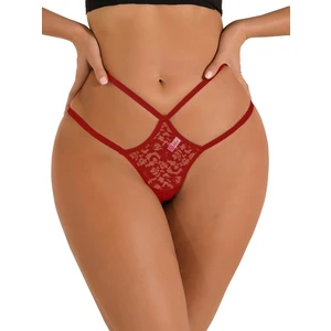 Dantelli Kırmızı Ipli Fantezi G String