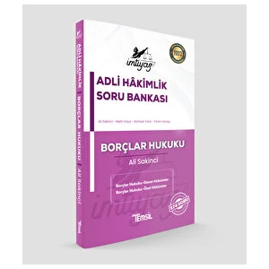 Imtiyaz Adli Hakimlik Soru Bankası Borçlar Hukuku