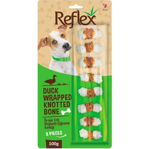Ördek Etli Köpek Ödülü Düğümlü Çiğneme Kemiği 8'li 100 gr