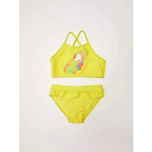 Baskılı Kız Çocuk Bikini Takım