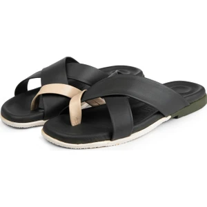 Estate  Deri Erkek Terliği,  Deri Terlik, Ortopedik Taban Terlik, Kauçuk Taban Terlik