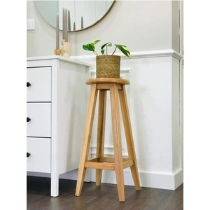 Tabure Ahşap 80 cm Akça Renk 