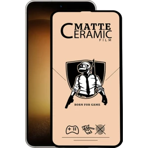Kzy Samsung Galaxy S23 ile Uyumlu Tam Kaplayan Mat Seramik Nano Esnek Ekran Koruyucu Cam