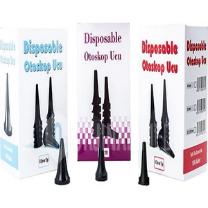 - Dısposable Otoskop Ucu 3 mm El Tipi(Reisler ve Hanine Uyumlu   100 Adet(1 Kutu)