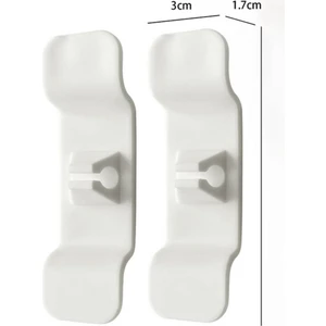 6'lı Pratik Kablo Toparlayıcı Yapışkanlı Klips Mutfak Air Fryer Kettle Kahve Makinası Tost Makinası Kablo Tutucu  Düzenleyici