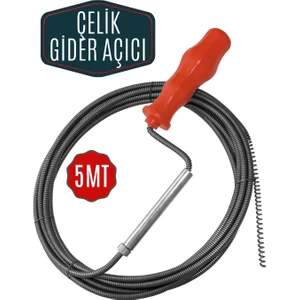 Ironsnake 5 Metre Spiral Gider Boru Açıcı