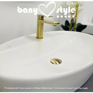 Cerastyle Turkuaz One Tezgah Üstü Lavabo 67*42  cm (B Delıklı)