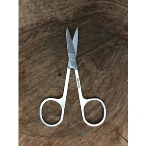 Çelik Eğri Mini Makas Kaş Makası Bıyık Makası Mini Makas