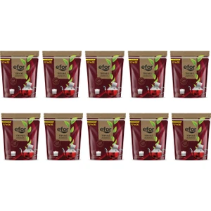 Efor Çay Efor Demlik Poşet Çay Jumbo Tiryaki 40 gr 25 Li x 10 Adet
