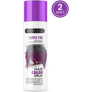 Mech 24 Saate Kadar Etkili Mor Renkli Saç Spreyi Purple Fire 150 ml 2 Adet