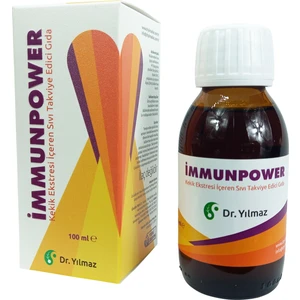 Dr. Yılmaz Immunpower Bitkisel Şurup 100 ml + Gıda + Kekik Ekstresi