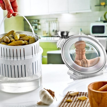 PlastArt Süzgeçli Saklama Kabı, Turşuluk | 2.5 lt Fiyatı