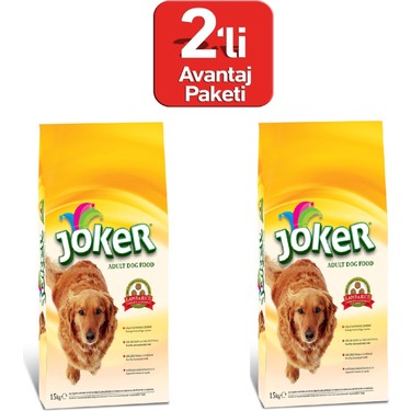 Joker Kuzu Etli ve Pirinçli Yetişkin Köpek Maması 15 kg Fiyatı