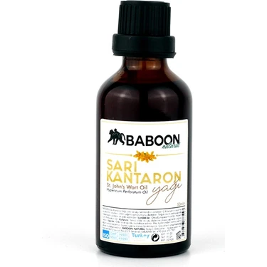 Baboon Natural Sarı Kantaron Yağı 50