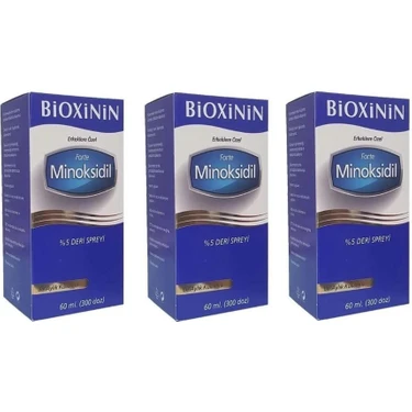 Biota %5 Deri Spreyi (Erkek) Üçlü Paket 60