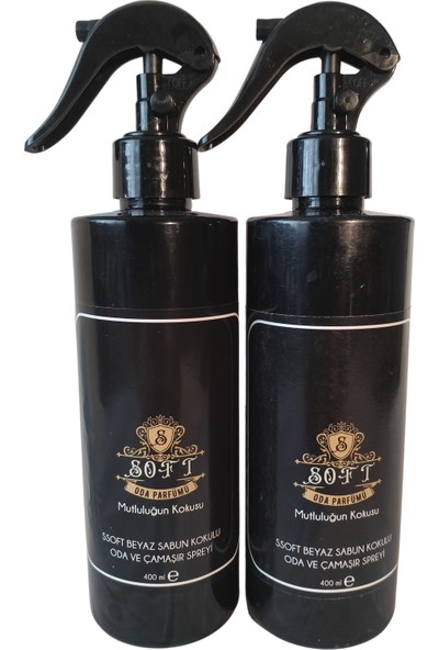 Soft Beyaz Sabun Kokulu Oda ve Çamaşır Spreyi 400 ml x 2 Adet