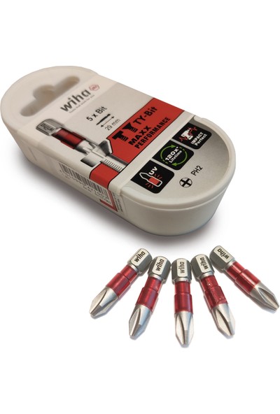 WİHA UÇ SETİ 49MM T4 5Lİ PAKET