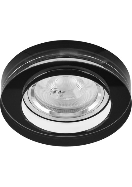 Sıva Altı Cam Spot Siyah ND502