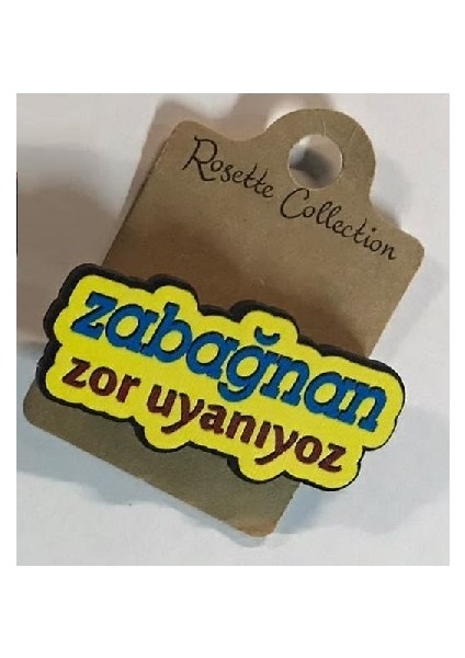 Baskılı Ahşap Rozet