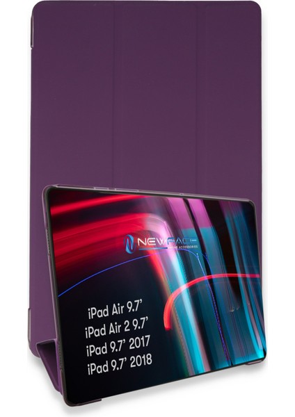 iPad Air 2 9.7 Kılıf Tablet Smart Kılıf - Mor