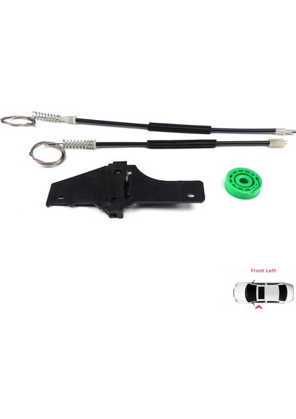 Peugeot 307 3A/C 3E 3H 2001-2008 4/5 Kapı 9634456980 İçin Ön Sol Kapı Cam Kriko Tamir Seti