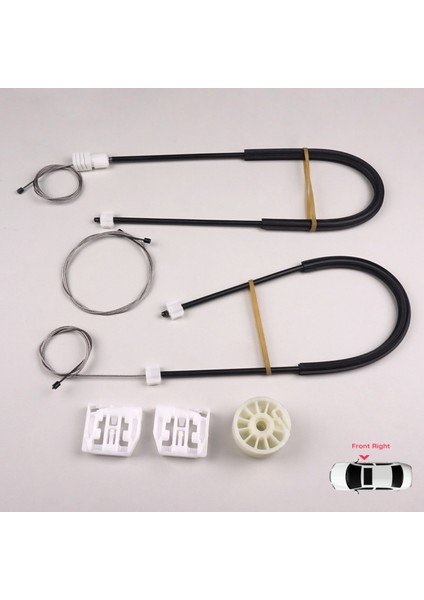 Rover 75 RJ MG ZT B8 1998-2005 4/5 Kapı CUH102340 İçin Ön Sağ Kapı Cam Kriko Tamir Seti