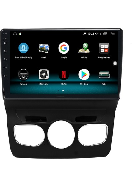 Citroen C4L Android 10 Carplay Özellikli Navigasyon Multimedya Ekran 2gb Ram + 32GB HDD