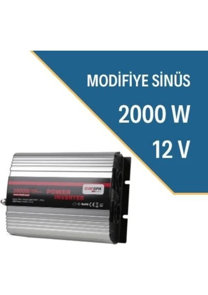 2000W 12V Modifiye Sinüs Inverter