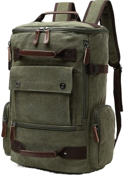 Erkek Tuval Sırt Çantası (Yurt Dışından)