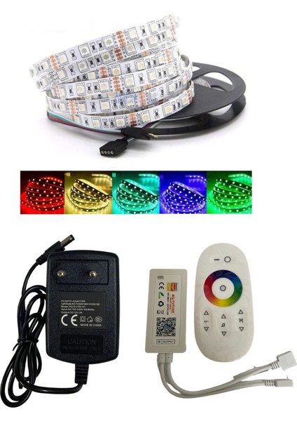 Hazar Led Tuya Destekli Wifi Kontrollü Rgb Şerit Led Set 10 Metre