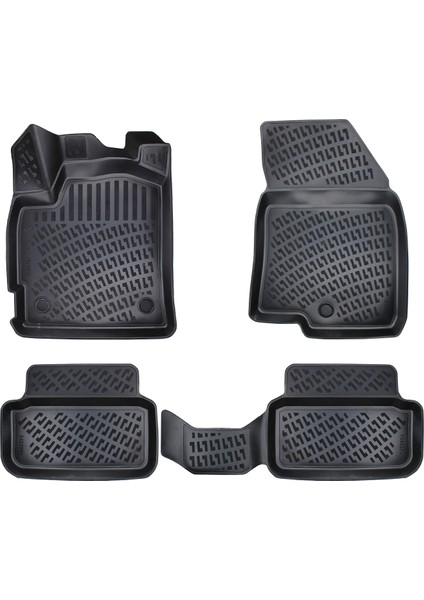 Dacia Sandero Stepway 2021-Sonrası 3d Havuzlu Paspas Prestige/Extreme/Expression Paket