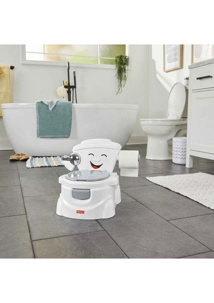 HJC40 Fisher-Price Eğitici Eğlenceli Tuvalet (Türkçe)-Mattel