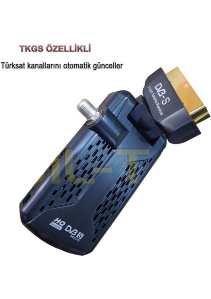 Gold Q7 Mini Scart Fta Uydu Alıcısı Tkgs
