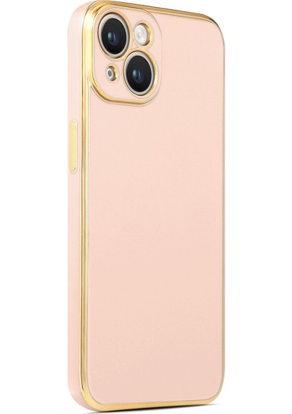 Apple Iphone 14 Kılıf Parlak Kenarlı Laser Bark Silikon