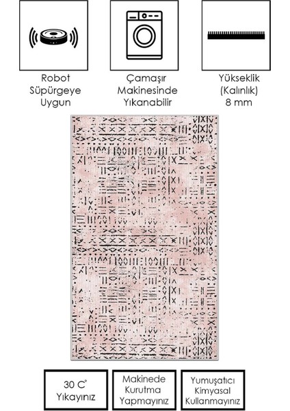 Makinede Yıkanabilir Kaymaz Taban Leke Tutmaz Salon Halısı Mutfak Halısı Ve Yolluk