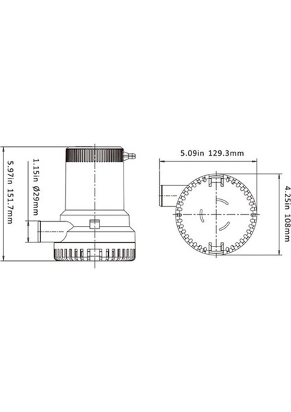 Sintine Pompası 2000GPH 12V Sealux