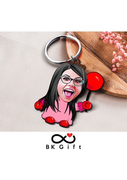 Kişiye Özel Ahşap Karikatürlü Anahtarlık, Sevgiliye Hediye, Sevgililer Günü Hediyesi, Yıl Dönümü Hediyesi, Doğum Günü Hediyesi modelleri