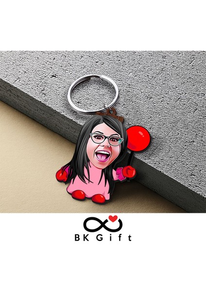 Kişiye Özel Ahşap Karikatürlü Anahtarlık, Sevgiliye Hediye, Sevgililer Günü Hediyesi, Yıl Dönümü Hediyesi, Doğum Günü Hediyesi fırsatları