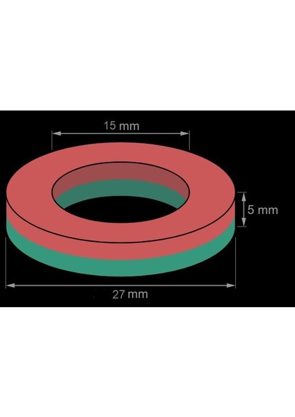 Güçlü Delikli Neodyum Mıknatıs 27X15X5 mm fırsatları
