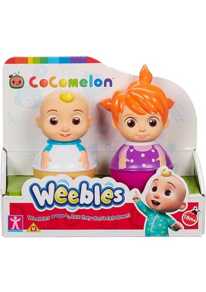 Weebles Cocomelon 2'li Paket - Jj Blue ve Yoyo