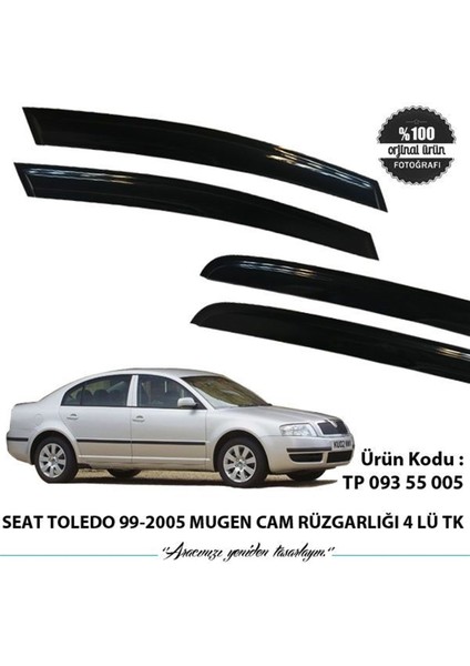 Hko seat Toledo 99-2005 Mugen Cam Rüzgarlıgı 4 Lü Tk