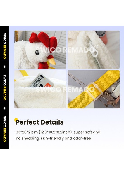 Tavuk Şekilli Peluş Çapraz Askılı Çanta (Yurt Dışından)