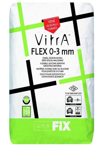 Vitra Vıtrafıx Flex 0-3 mm Beyaz 20 kg  F24303020