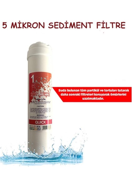 Kapalı Kasa Su Arıtma Cihazı Filtresi Inline 2 Yıllık Bakım Seti (MEMBRANSIZ SET) fiyatları
