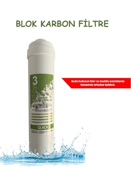 Kapalı Kasa Su Arıtma Cihazı Filtresi Inline 2 Yıllık Bakım Seti (MEMBRANSIZ SET) fırsatları