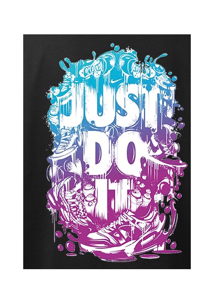 Wedday Just Do It Oversize Pamuklu T-Shirt WEDS16