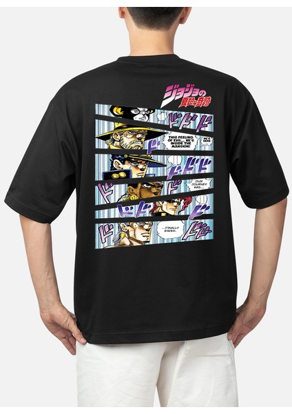 Wedday Japon Anime Jojo Oversize Pamuklu T-Shirt WEDS15 fiyatları